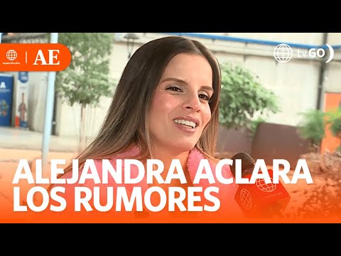 Alejandra Baigorria habla de los rumores de embarazo y su matrimonio | América Espectáculos (HOY)