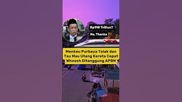 menkeu purbaya tolak bayar utang kereta cepat pakai APBN #shortvideo #hotnews #menkeu #beritaterki