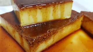 فلان رهيب  بالحليب المركز  recette flan neslet facile