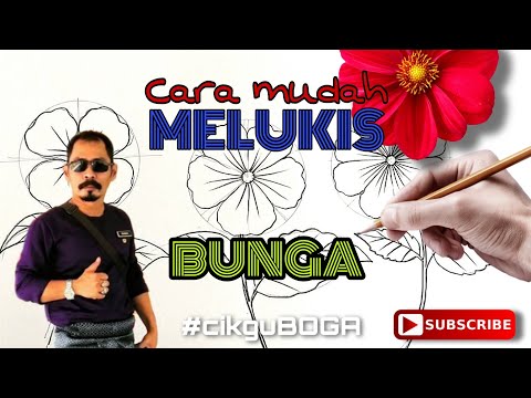 Video: Lukisan Bunga, Cara Menggambar Bunga, Artis Lee Hammond, Seni