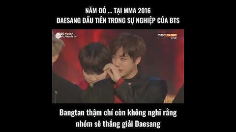 Bts tham gia mama đầu tiên vào năm nào