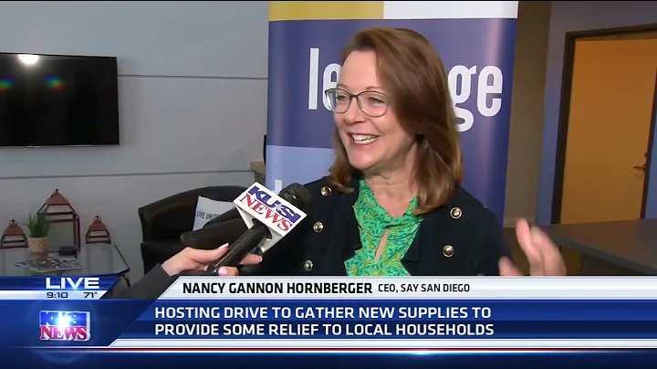 KUSI UWSD Back to School Drive Interview with SAY ...