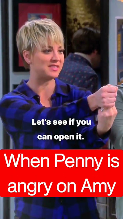 'THE ANSWER IS IN THE PUZZLE BOX' | When Penny is angry on Amy | Penny and Amy | #shorts #penny #amy