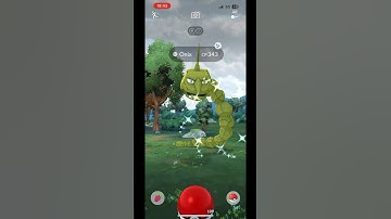 Shiny Onix Caught in Pokemon Go! #pokemongo #pokemon #shiny #wildshiny #shinypokemon #onix