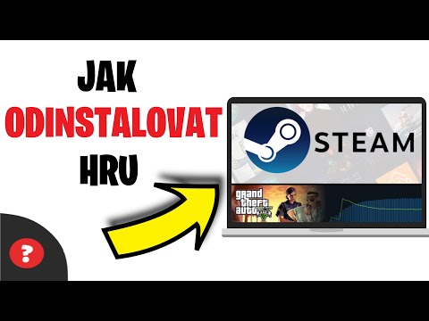 Jak ODINSTALOVAT HRY ze STEAMU | Návod | Steam / Hry