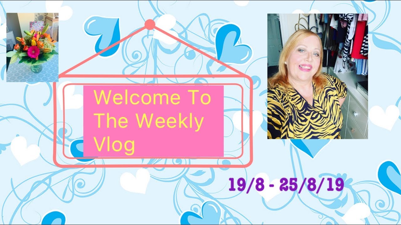 New Weekly Vlog 19/8 25/8/19 updates, interflora & home bargains
