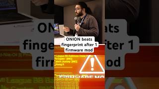 ONION beats fingerprint after 1 firmware mod