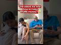 He wanted financial advice… she gave him THIS 😂#shorts #funnycouple #marriagehumor #relatable