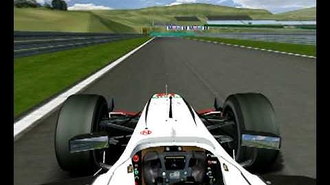 Hungaroring Circuit (my best lap) - rFactor GP2 Series 2008 MOD