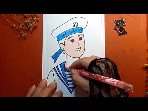 Video Kcart3_Vẽ CHÂN DUNG BỘ ĐỘI Hải Quân | Vẽ tranh lực... - youtube