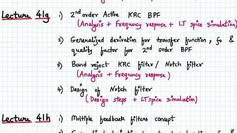 Second order KRC Band pass filter using opamp