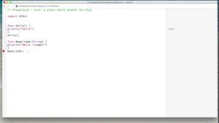 Learn iOS development:5.Functions in  Swift.