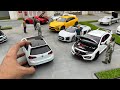 Mini Luxury Performance Cars Meet at Miniature Parking Lot | Diecast Model Cars