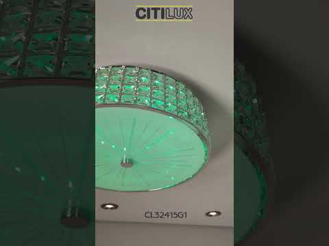 Citilux Портал CL32415G1 LED RGB Люстра хрустальная с пультом Хром Citilux Портал CL32415G1 LED RGB Люстра хрустальная с пультом Хром