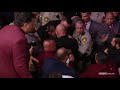 Khabib goes ham jumps the fence