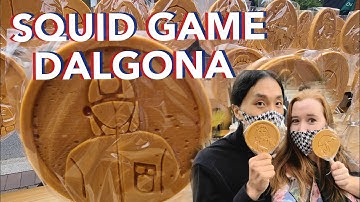🐙SQUID GAME DALGONA IN SEOUL🐙🇰🇷