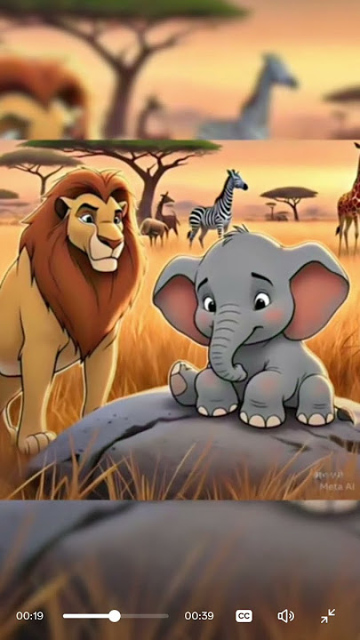 cuti si story ☺ ek nanhe hathi ki👍