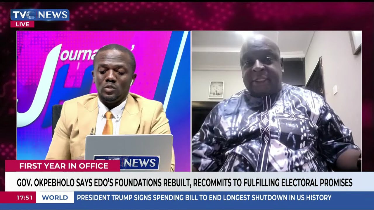 Governor Okpebholo Says Edo's Foundations Result, Recommits To Fulfilling Electoral Promises