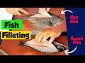 How to Fillet a Fish - Remove Bones and Skin from Flat Fish and Round Fish