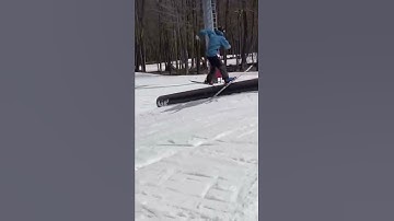Big Skill Rail Skiing | #shorts