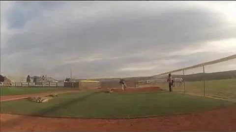 What it's like to catch balls from SCHS pitcher Ri...