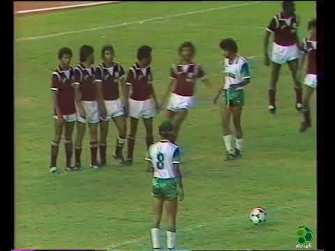 شاهد ماذا فعل احمد الصغير في مباراة السعودية وقطر عام ١٩٨٢م