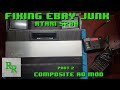 Atari 5200 Fuzzy Video - Composite AV Mod - Fixing Ebay Junk