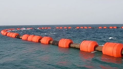 Polystyrene foam pipe floater