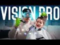 Cutting my sons hair with apple vision pro  immersive vr haircut experience