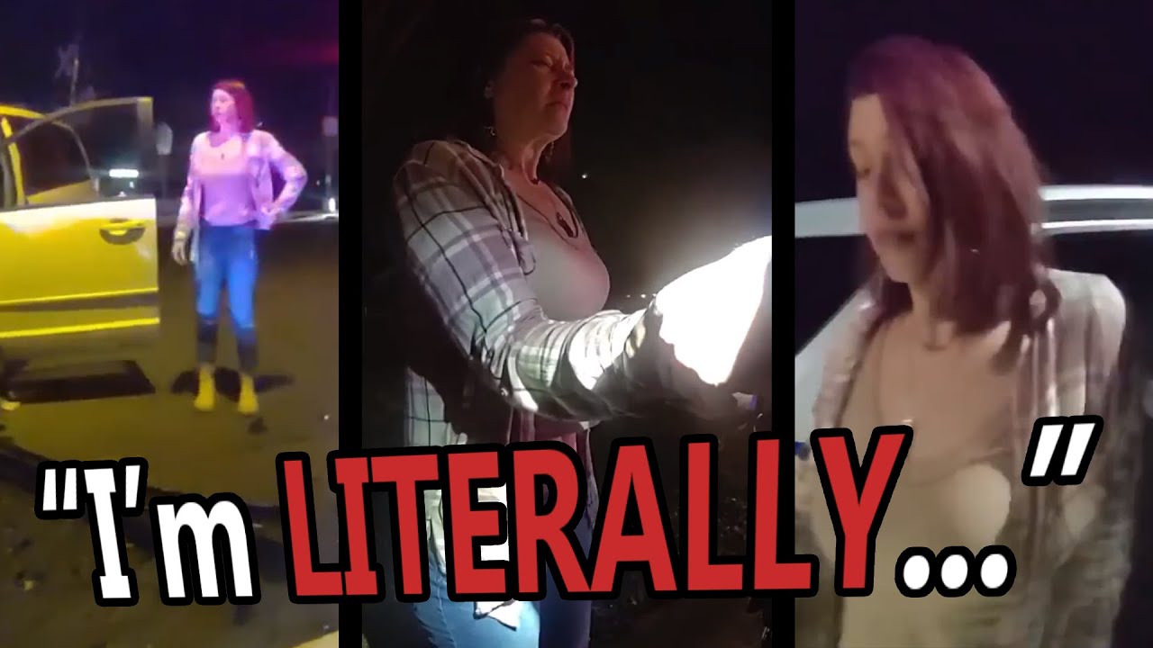 FULL BodyCam DUI Arrest Of 'LITERALLY' TOO Drunk Woman Didn't Care A ...