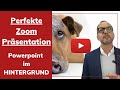 Zoom Präsentation - Powerpoint im HINTERGRUND zeigen | Alexander Plath