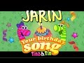 Tinatin happy birt.ay jarin personalized songs for kids personalizedsongs
