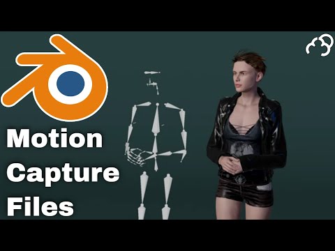 How to Use Motion Capture Files Blender Tutorial