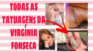 Todas As Tatuagens Da Virgínia Fonseca Para Você Se Inspirar