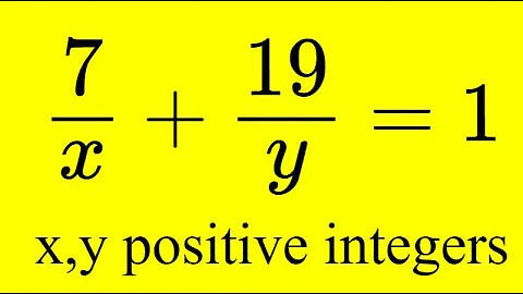 POSITIVE integer solutions only!