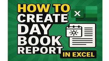 How to Create Day Book Report in Excel#create #daybook #How to make day book report in Excel
