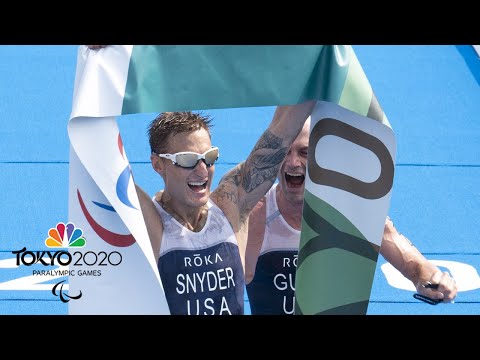 Brad Snyder takes gold in Paratriathlon debut | NBC Sports