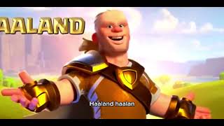 Haaland music lyrics video | clash of clans |