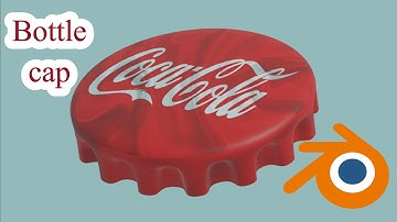 Blender Tutorial : Bottle cap modeling in Blender / blender tutorial