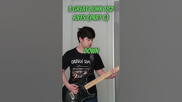 3 GREAT BLINK 182 RIFFS (PART 6) #shorts #blink182 #poppunkrock #viralvideo