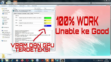 Cara Terbaru Menambah VRAM dan GPU Terdeteksi 100% Work PES 2013,2014,2015,2016,2017 dst