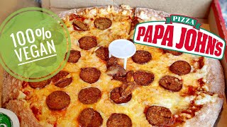 🍕 Papa John's Vegan Jackfruit Pepperoni
