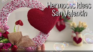 4 Manualidades para SAN VALENTÍN / Ideas para Decorar Regalar o Vender / DIY / San Valentin/