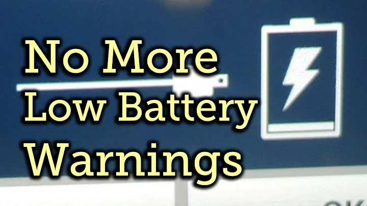 Disable the Annoying Low Battery Warning - Samsung Galaxy Note 2 [How-To]