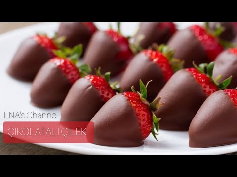 Çikolatalı Çilek Tarifi | Benmari Usulü | Çikolatalı Çilek Buketi Yapımı | Çikolata Kaplı Çilek🍓