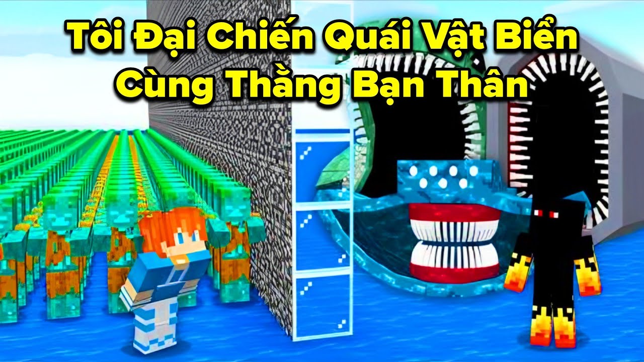 Tôi Tham Gia Trận Chiến Quái Vật Biển Lớn Nhất Server!