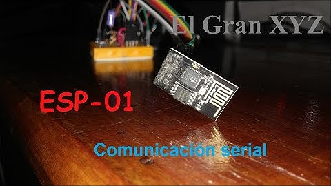 ESP01 Comunicación Serial usando Arduino UNO
