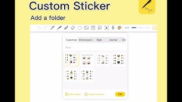 Jnotes Tutorial✨ | Introducing the Custom Sticker Feature! 🎨