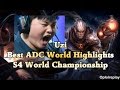 Uzi best adc world highlights  s4 world championship