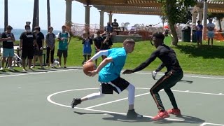 The Professor & Bone Collector 2V2 Destroy Defenders.. Pull Up To Court In 600,000 Car